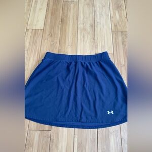Under Armour Blue Athletic Skater Mini Skirt